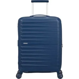 American Tourister Maleta de Cabina Fastforward Spinner Expansible 55cm 55x40x23cm 4 Ruedas Azul Marino